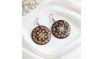 New Handcrafted Painting Wood Earrings by Artisans